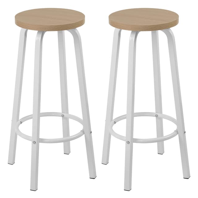 🌟 Tolles Angebot! WOLTU Barhocker 2er Set aus MDF und Metall 🪑