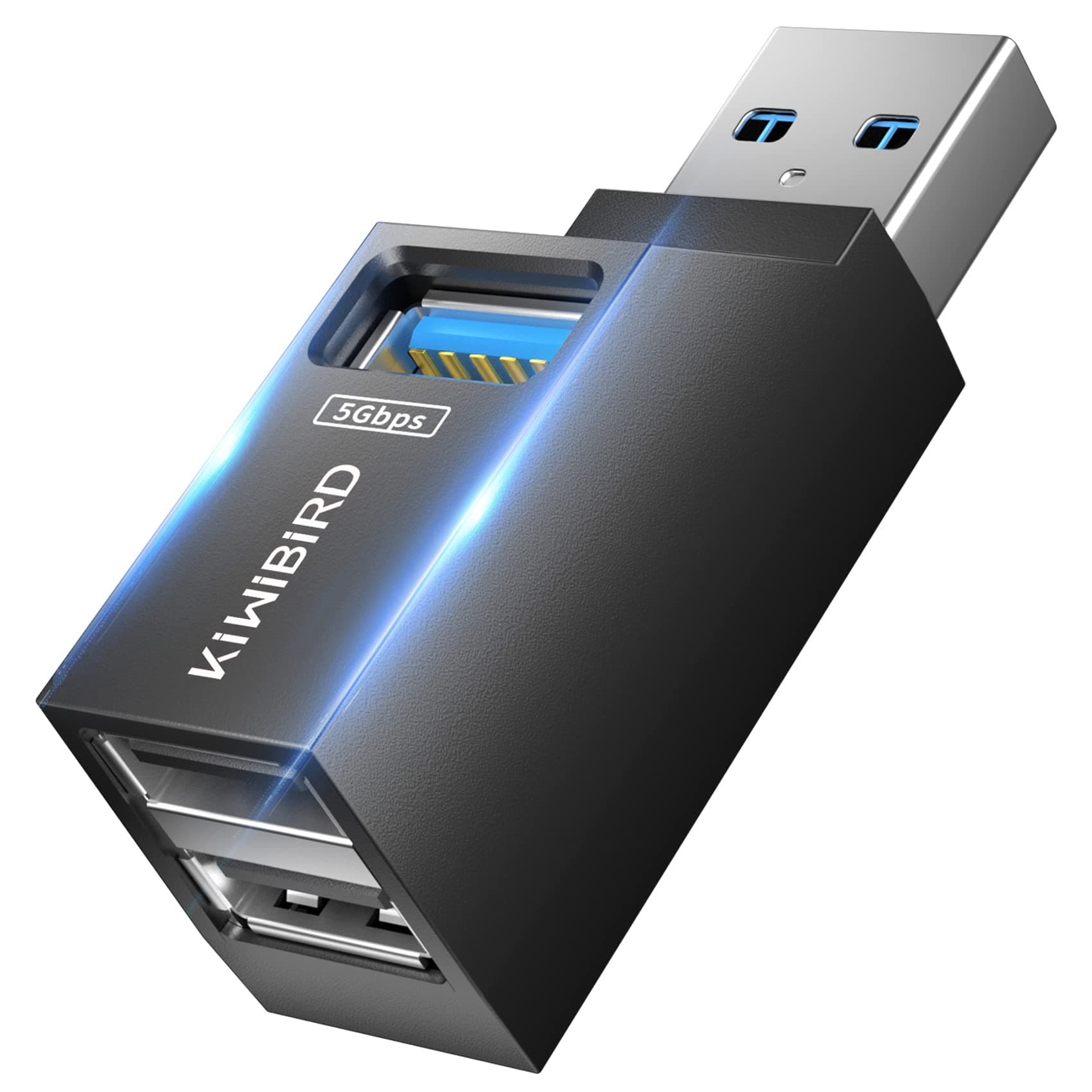 🌟 KiWiBiRD Mini USB-Hub mit Mehreren USB-Anschlüssen 🌟