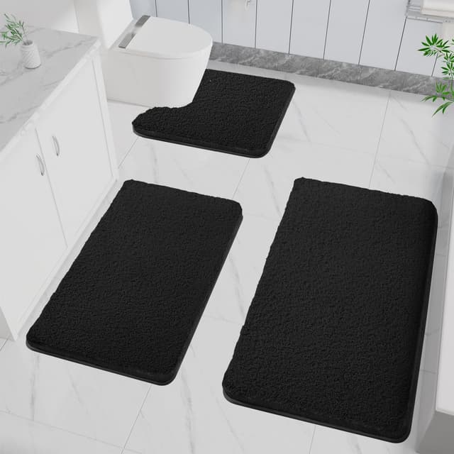 LUOJINYI 3 Stück Badematte rutschfest 🛁🚿