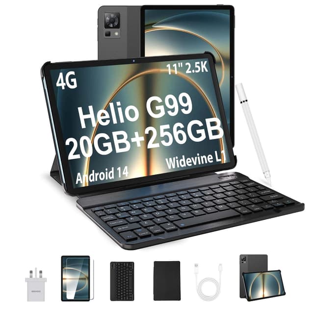 DOOGEE T35 Tablet mit Tastatur und Stift Android 14 Tablet 11 Zoll Helio G99 Tablet PC