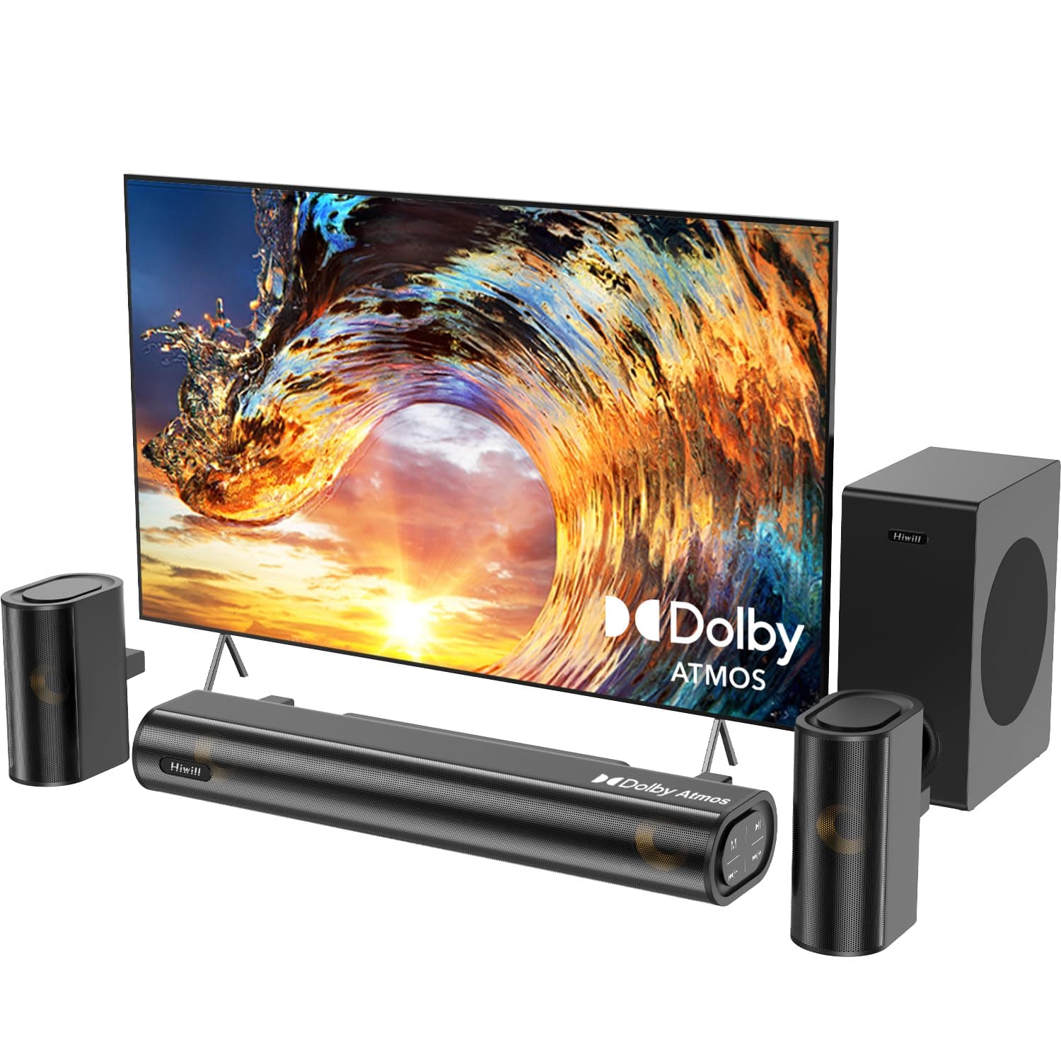 Hiwill 4.1ch Dolby Atmos Soundbar - HiElite A41 🎵🔊
