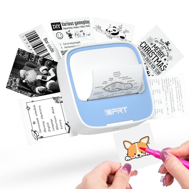 🌟 iDPRT Mini Tragbarer Aufkleber Drucker 🖨️