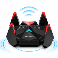 NEUER SCHNELLEN AXE5400 Mbps Gigabit WiFi-Adapter für PC USB Wireless Dongle Tri-Band (6G/5G/2.4G) WLAN Stick WiFi 6E Dongle,4XHigh Gain Antennen