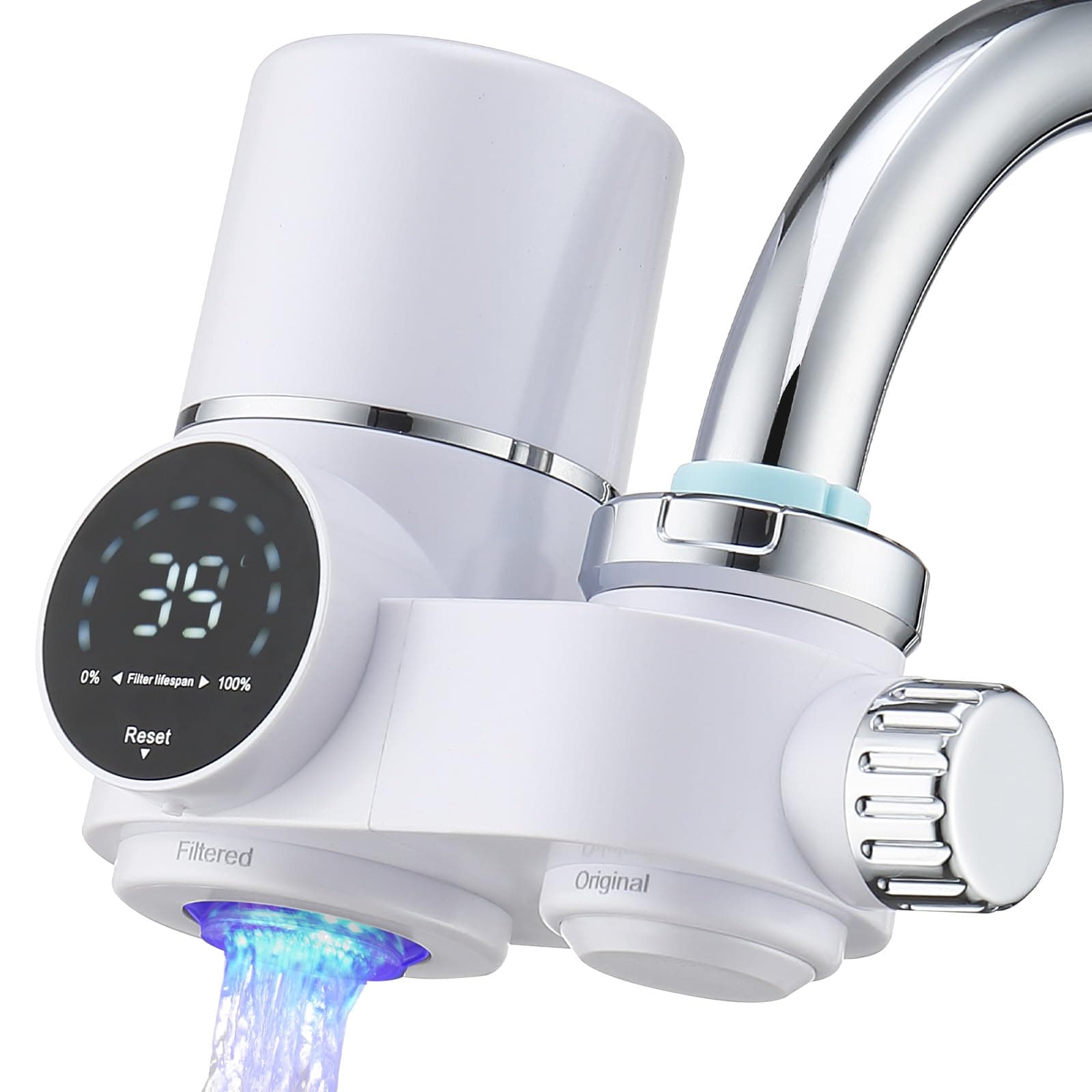 HOMELODY Wasserfilter Trinkwasser mit LED Anzeige 🚰💡