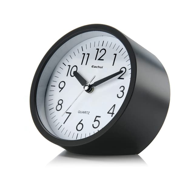 🕰️🌙 Eachui Wecker Analog Ohne Ticken mit Schlummerfunktion