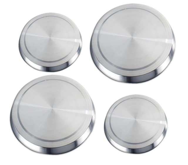 🔥 Super Deal! Herd-Abdeckplatten Edelstahl 4er Set 🍳