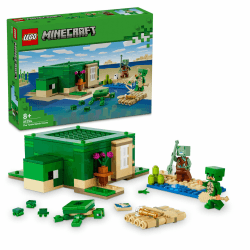 LEGO Minecraft Das Schildkrötenstrandhaus 🐢🏠 | Spielzeug für Gamer und Kinder ab 8 Jahren Angebot bei HelloDeals