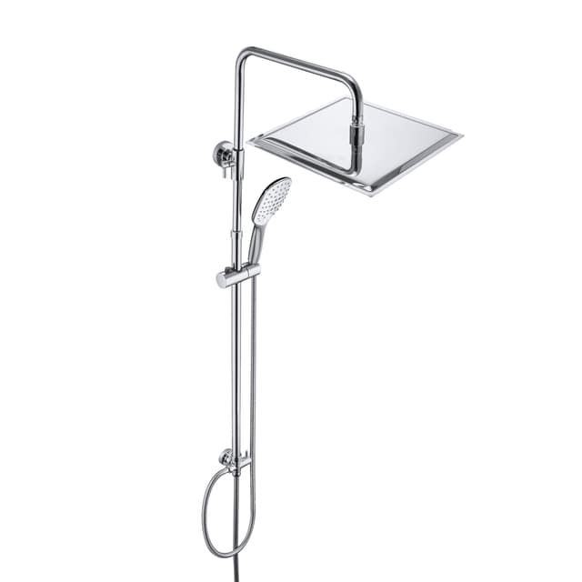 JOHO Duschset ohne Armatur, Chrom Duschstangeset Duschsäuleset 🚿