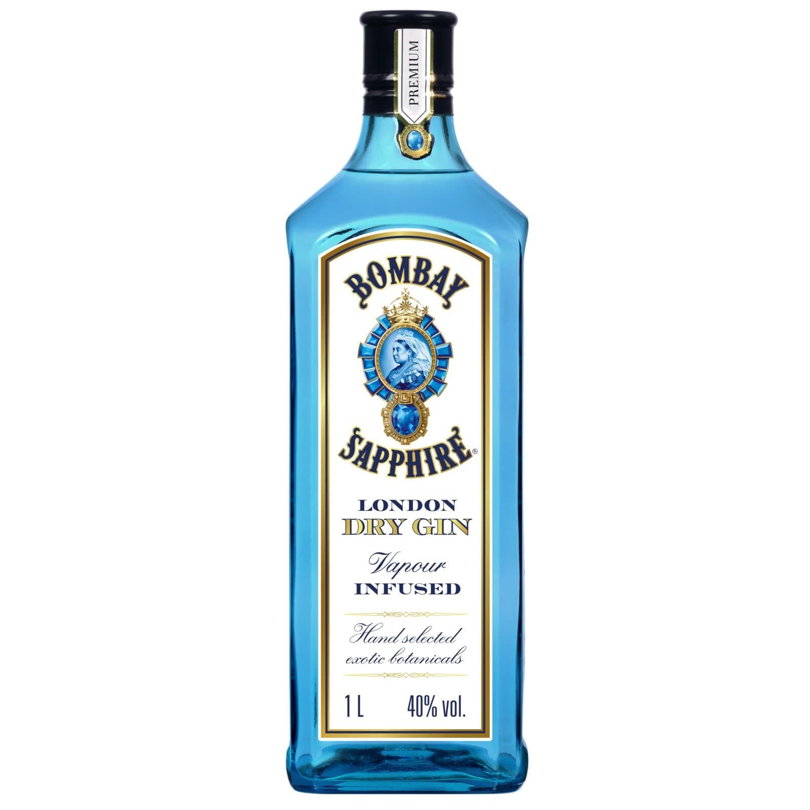 🍸Bombay Sapphire Distilled London Dry Gin 1L - 18 Gewürze 🎁