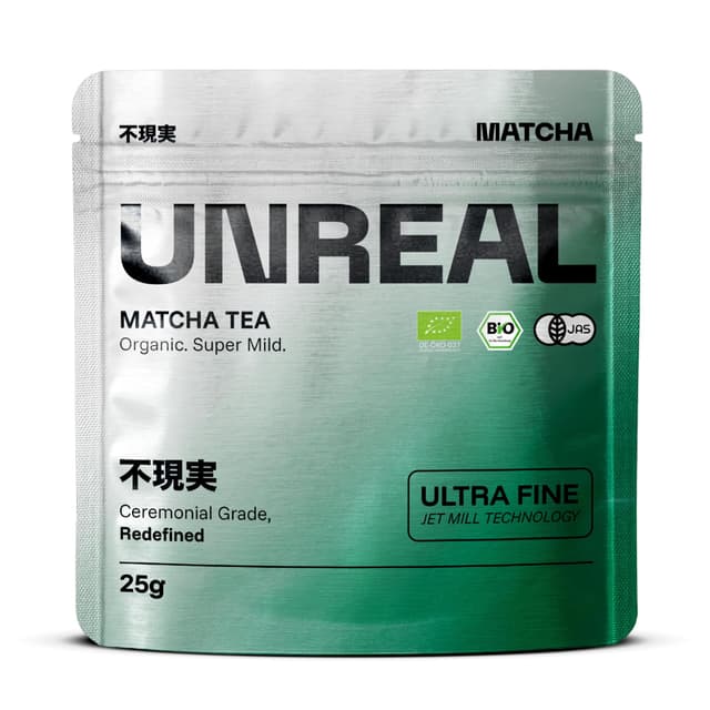 UNREAL® Ceremonial Bio Matcha - Premium Qualität aus Shizuoka 🍵🌱