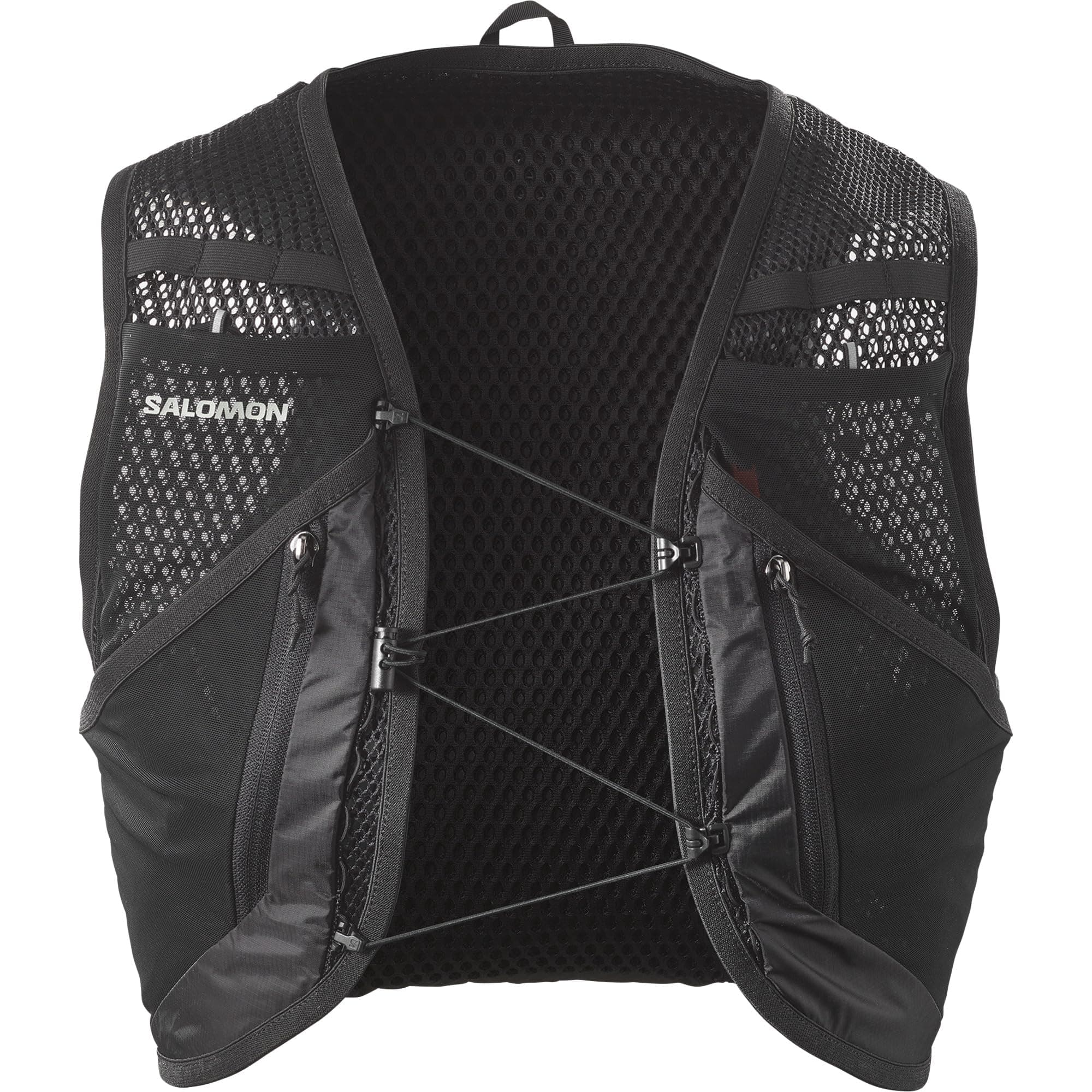 🏃‍♂️ Salomon Active Skin 12 No Flasks Trinkweste XS BLACK / METAL 🏃‍♀️