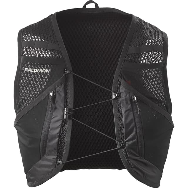 🏃‍♂️ Salomon Active Skin 12 No Flasks Trinkweste XS BLACK / METAL 🏃‍♀️