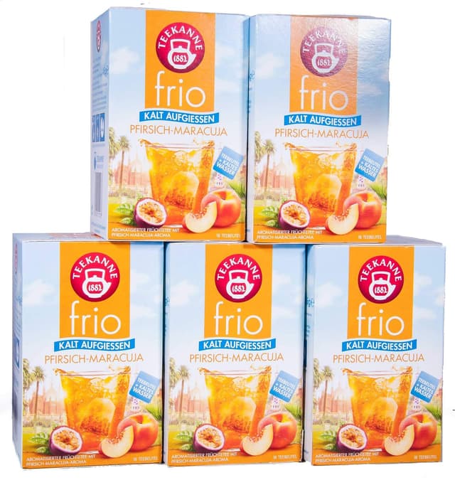 Angebot: Teekanne frio Pfirsich-Maracuja, 10er Pack 🍑🌺
