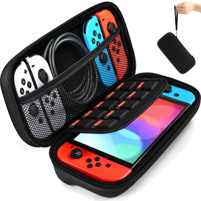 🎮 iVoler Nintendo Switch Tasche - Schutzhülle mit Stauraum und einzigartigem Design