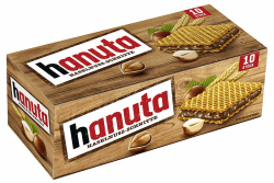 🍫🌰 Ferrero Hanuta, 10 Stück, 220g - Knackige Haselnüsse & Feinherbe Kakaocreme Angebot bei HelloDeals