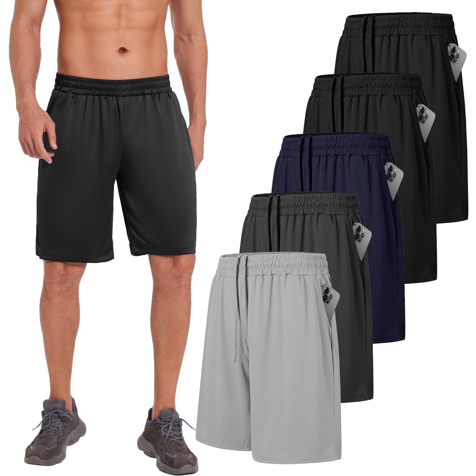 🏃‍♂️ AKKQHH 5er-Pack Sporthose Herren Kurz 🏋️‍♂️