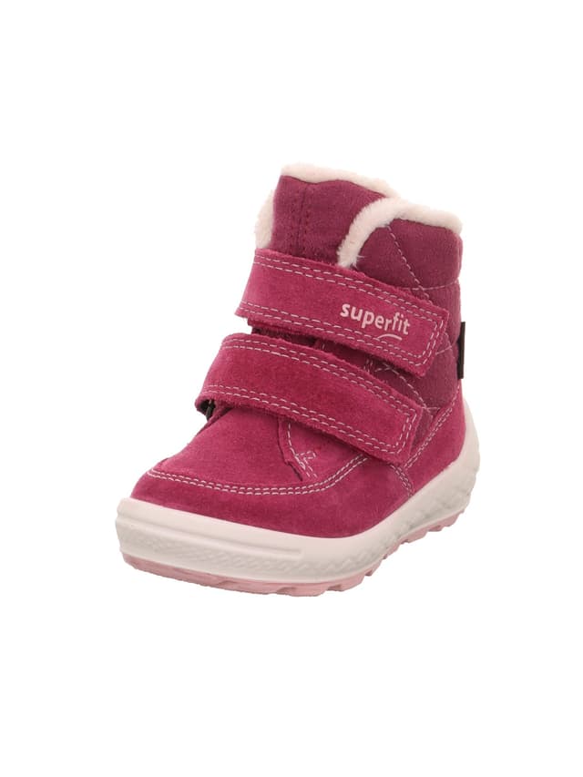 🌟 Superfit Mädchen Groovy 2.0 Warm Gefütterte Gore-tex Schneestiefel 20 EU Weit Rot Rosa 5000 🌟