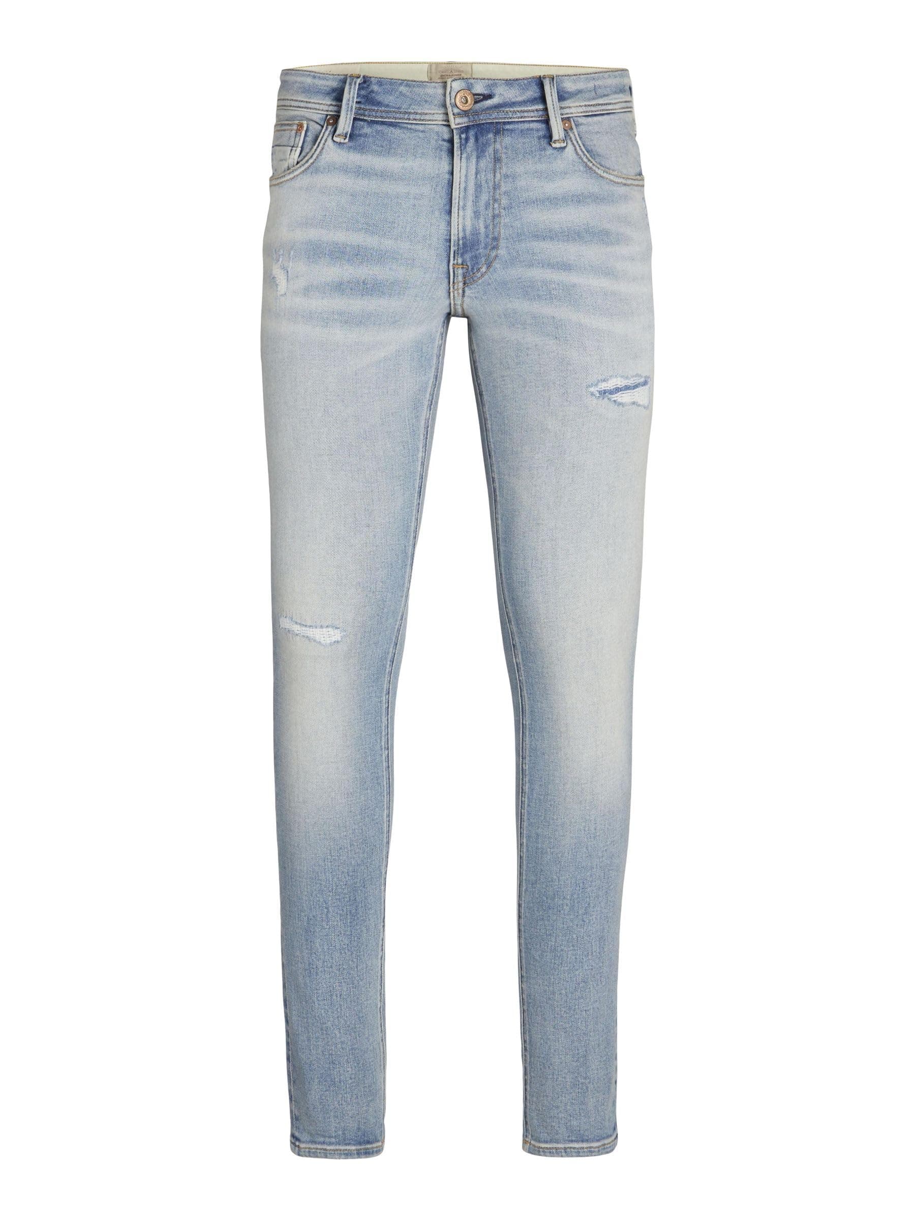 👖 JACK & JONES Herren Skinny Jeans JJILIAM JJCOLE GE 672 SN Skinny Jeans 31W / 36L Blau Denim - Sonderangebot!