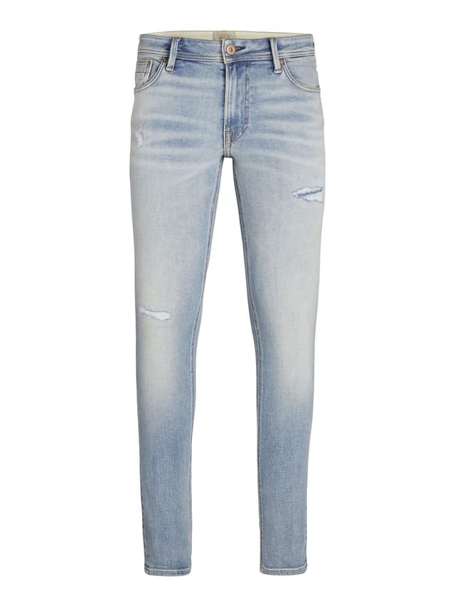 👖 JACK & JONES Herren Skinny Jeans JJILIAM JJCOLE GE 672 SN Skinny Jeans 31W / 36L Blau Denim - Sonderangebot!