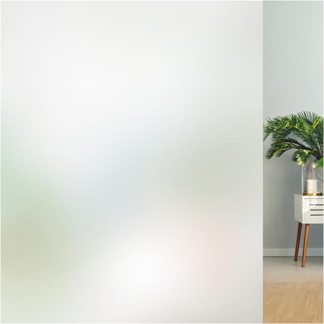 🌿 Lifetree Fensterfolie Blickdicht: Milchglasfolie Selbstklebend Fenster Sichtschutzfolie 🌟
