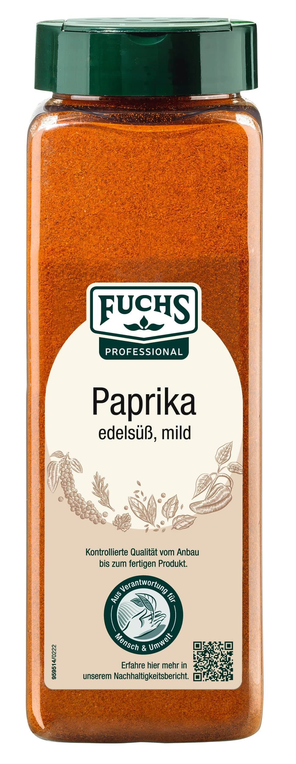 Angebot: Fuchs Professional Paprika edelsüß, 450 g 🔥🌶️