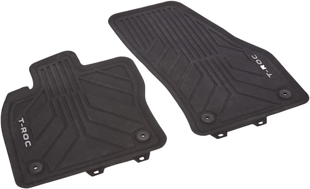 🚗 Volkswagen Allwetterfußmatten 4X Gummimatten Schwarz 🚗