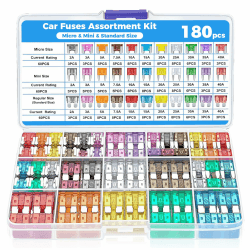 🚗🔒 Flaconi 180PCS Autosicherungen Set - Hohe Qualität und Vielseitigkeit! Angebot bei HelloDeals