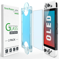 amFilm OneTouch Schutzfolie für Nintendo Switch OLED Modell 2021 🎮🔒 Angebot bei HelloDeals