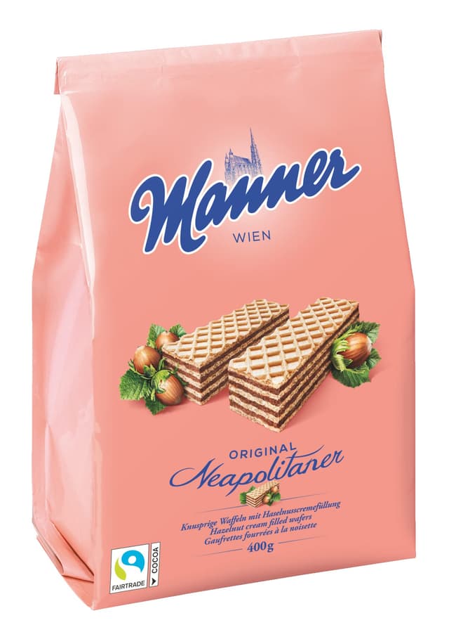 Angebot: Manner Neapolitaner vegane knusprige Waffeln mit Haselnusscreme 🍫🌰