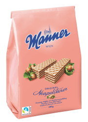 Angebot: Manner Neapolitaner vegane knusprige Waffeln mit Haselnusscreme 🍫🌰 Angebot bei HelloDeals