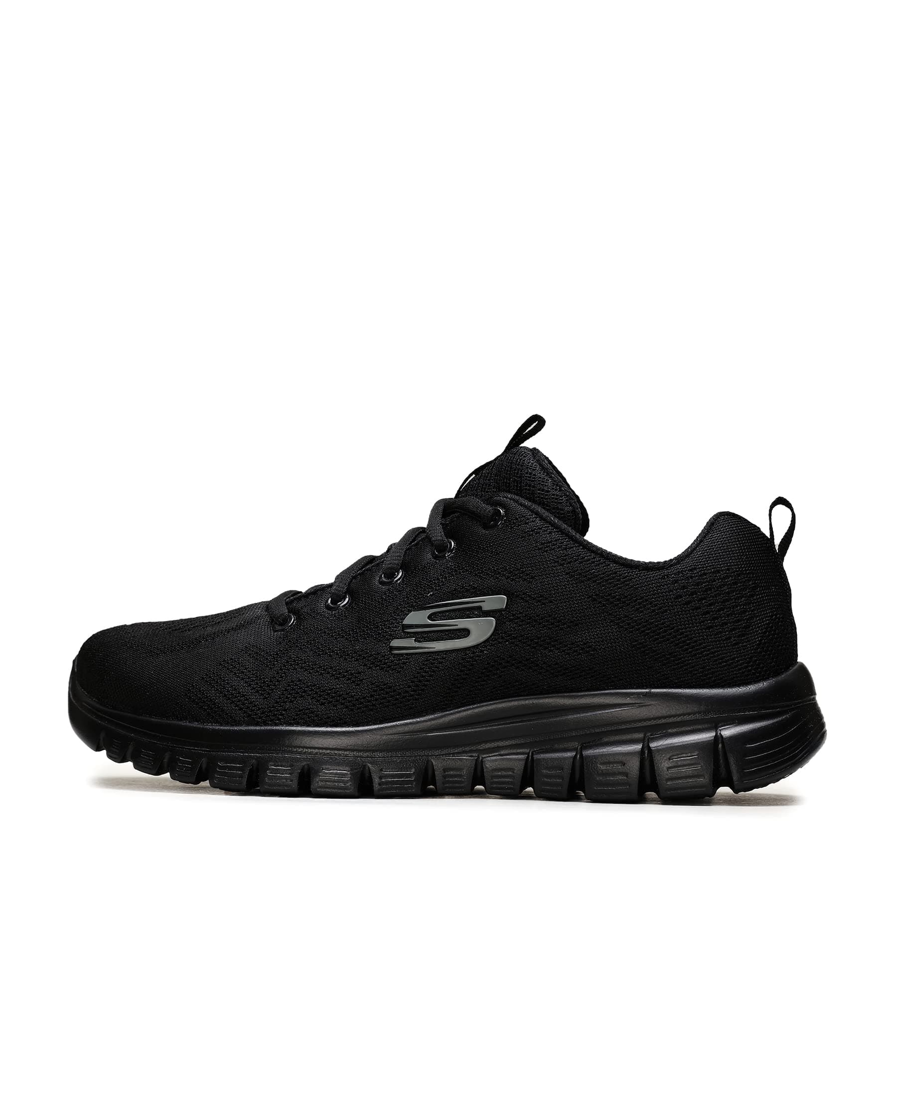 🔥 Angebot: Skechers Damen Graceful Get Connected Sneakers 39 EU Schwarz