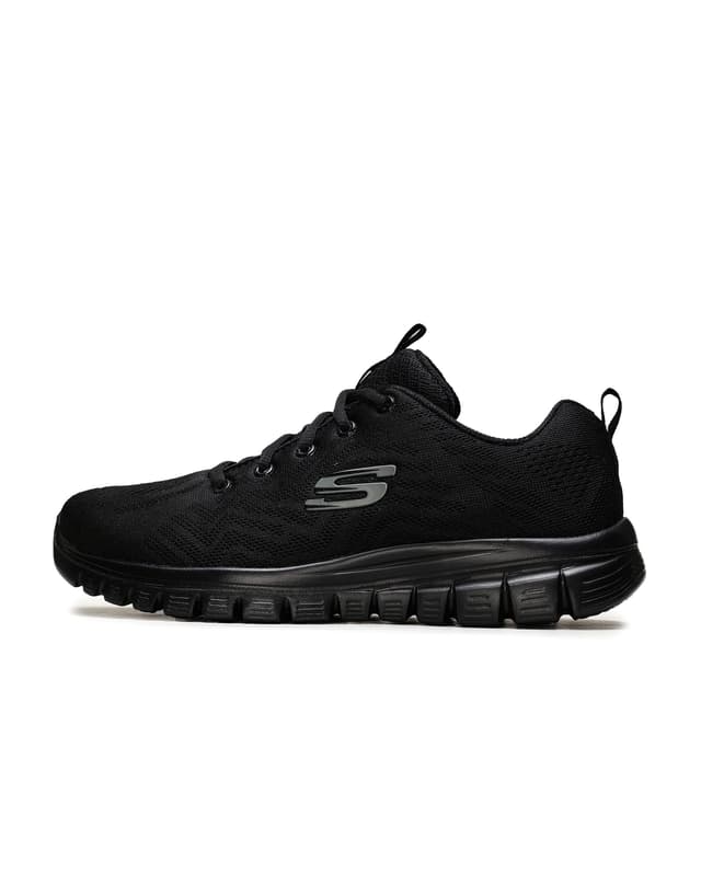 🔥 Angebot: Skechers Damen Graceful Get Connected Sneakers 39 EU Schwarz