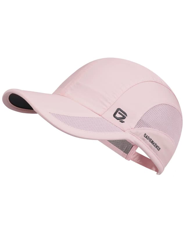 🧢 GADIEMKENSD Unstructured Quick Dry Sports Cap Outdoor Sun Protective Unisex 55-58 Rosa