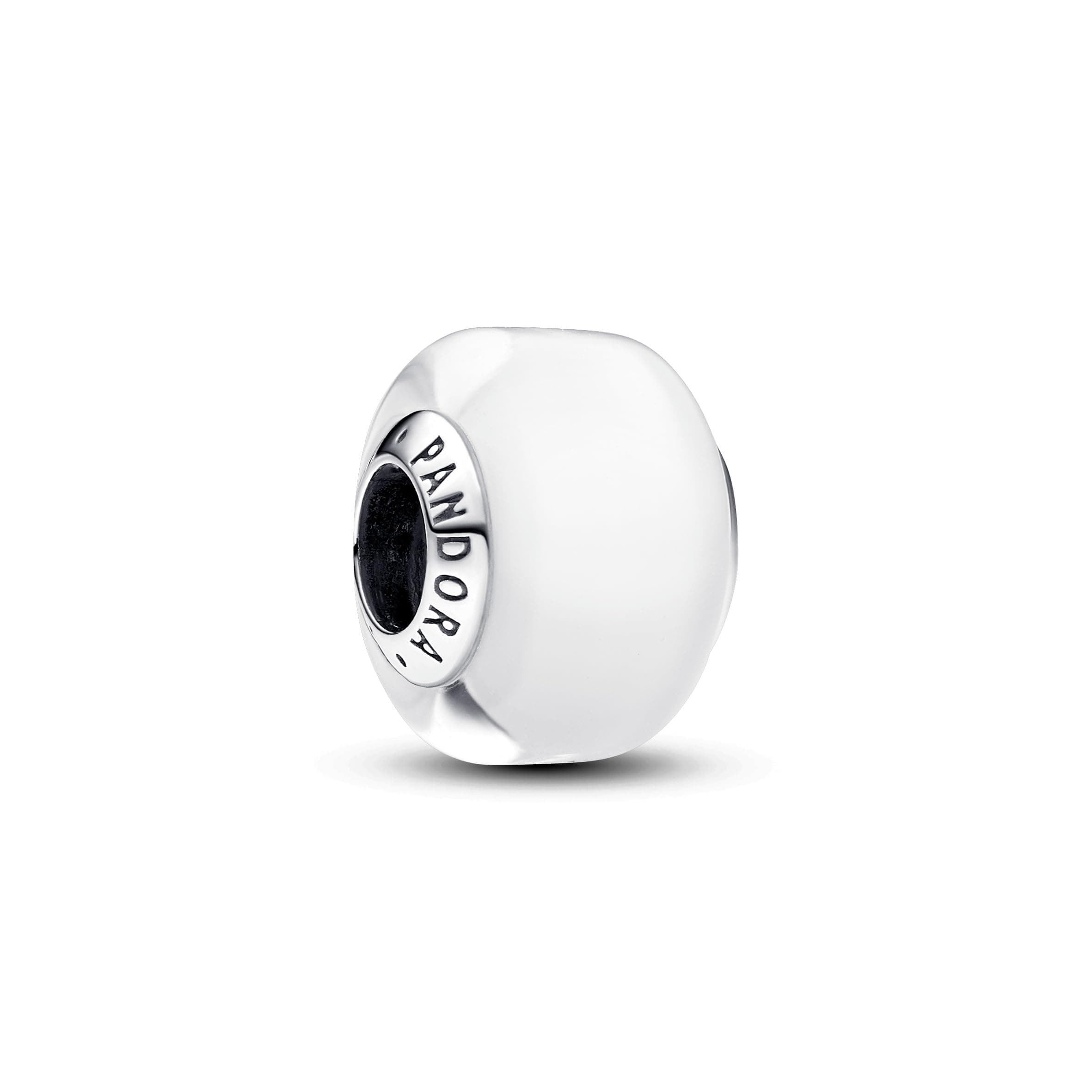 🌟 Angebot: Pandora Moments Charm aus Sterlingsilber mit Muranoglas in Weiß 🌈