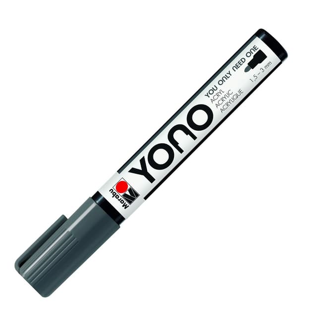Marabu 12400103079 - YONO Marker, Dunkelgrau 079