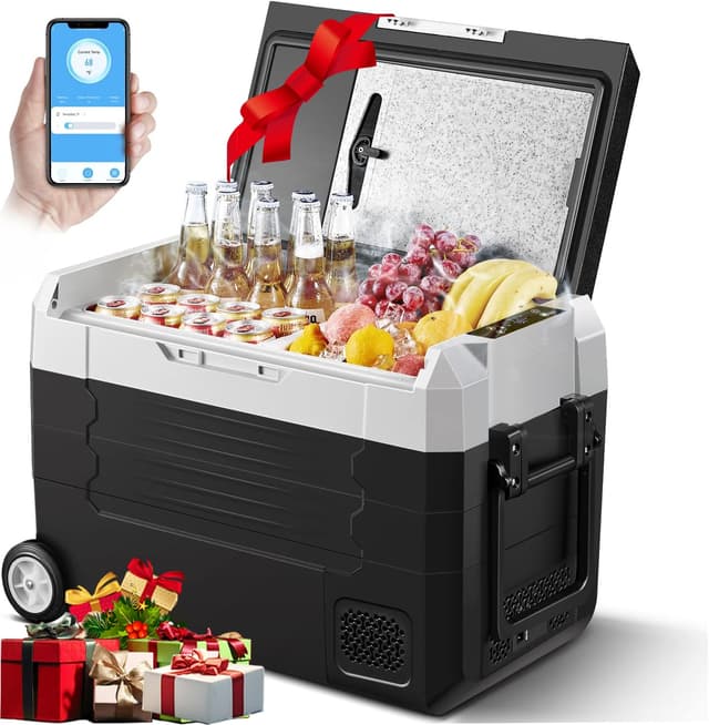 🚗 AAOBOSI Kompressor Kühlbox 45L mit WiFi-APP-Steuerung