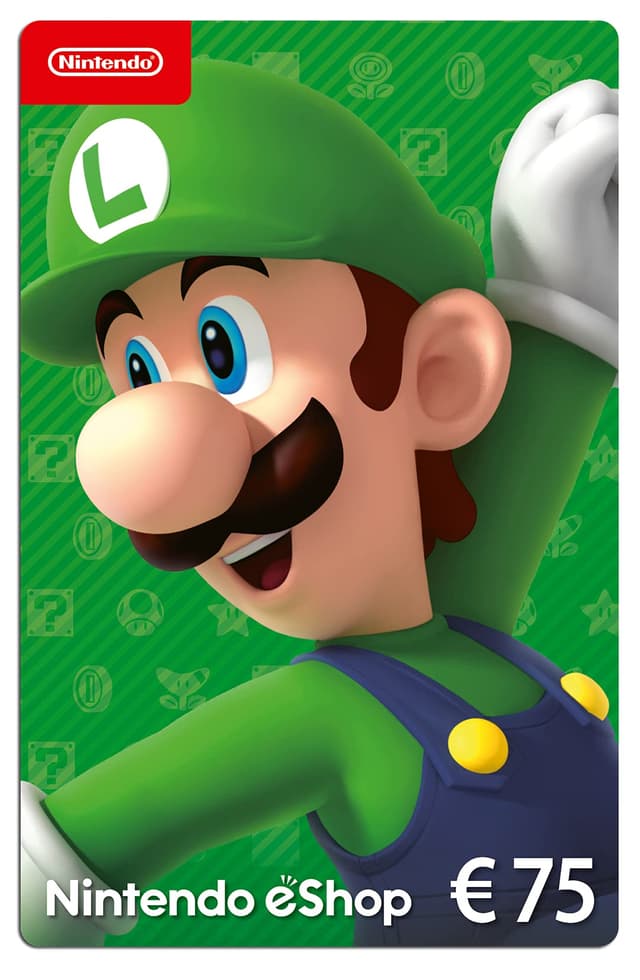 🎮 Nintendo eShop Karte | 75 EUR Guthaben | Download Code (EU) | Switch €75 Standard Angebot