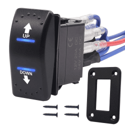 🔧 mxuteuk Polarity Reversing Momentan Wippschalter 12V 20A DC Motorsteuerung Kippschalter 🚗 Angebot bei HelloDeals