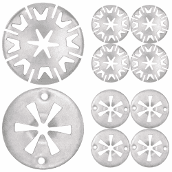 20 Stück Klemmscheiben Hitzeschutzblech Set - Manganstahl 30mm 🔧🔥 Angebot bei HelloDeals