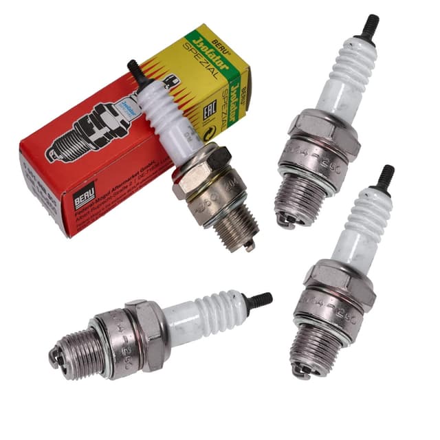 🔥 UK-Motors 4er Set Beru Zündkerze ZM14-260 für Simson Oldtimer Mopeds