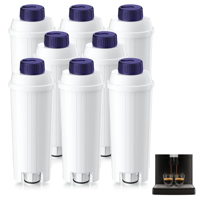 🔥 ARETHONE Wasserfilter für Delonghi Kaffeevollautomaten - 8 Stück (1er Pack) 🚀
