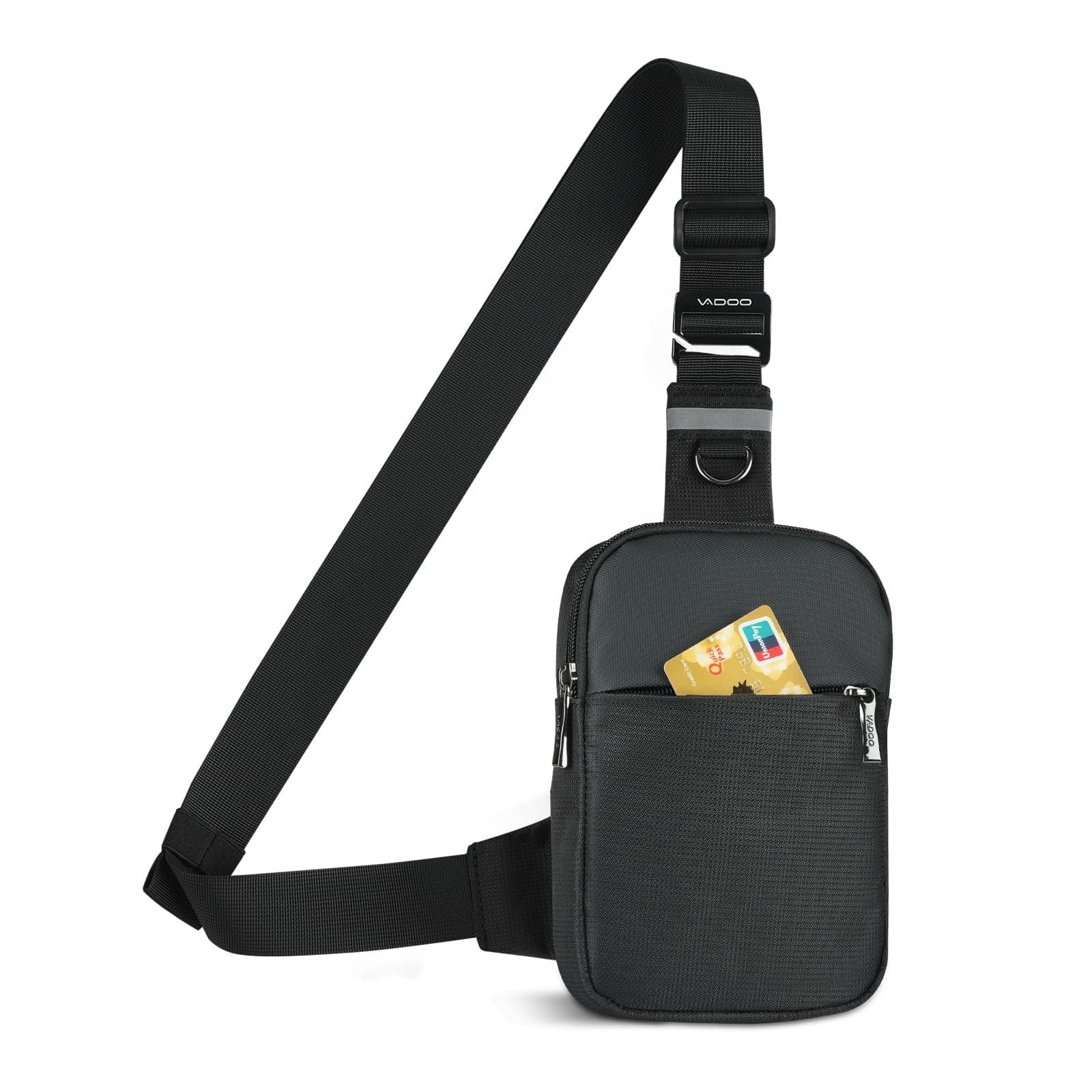 BROADREAM Sling Chest Crossbody Bag - Wasserdichte Umhängetasche mit RFID-Blockierter Tasche 👜