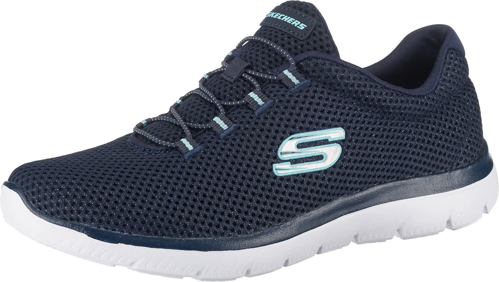 👟 Super Deal: Skechers Damen Summits Lite Sneaker 40 EU Marine Light Blau 👟