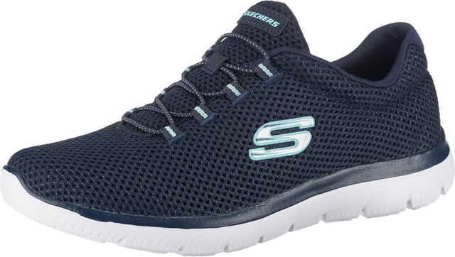 👟 Super Deal: Skechers Damen Summits Lite Sneaker 40 EU Marine Light Blau 👟