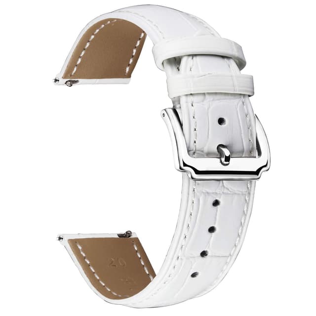 BINLUN Leder Uhrenarmband Schnellwechsel-Lederarmband Ersatz für Herren Damen 10mm-24mm ⌚🌈
