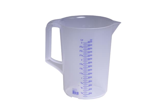 Hünersdorff Messbecher 3l | Bruchsicher und spülmaschinengeeignet 🌟