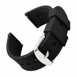 Archer Watch Straps - Silikon Uhrenarmbänder 22mm Schwarz ⌚🔝 Angebot bei HelloDeals