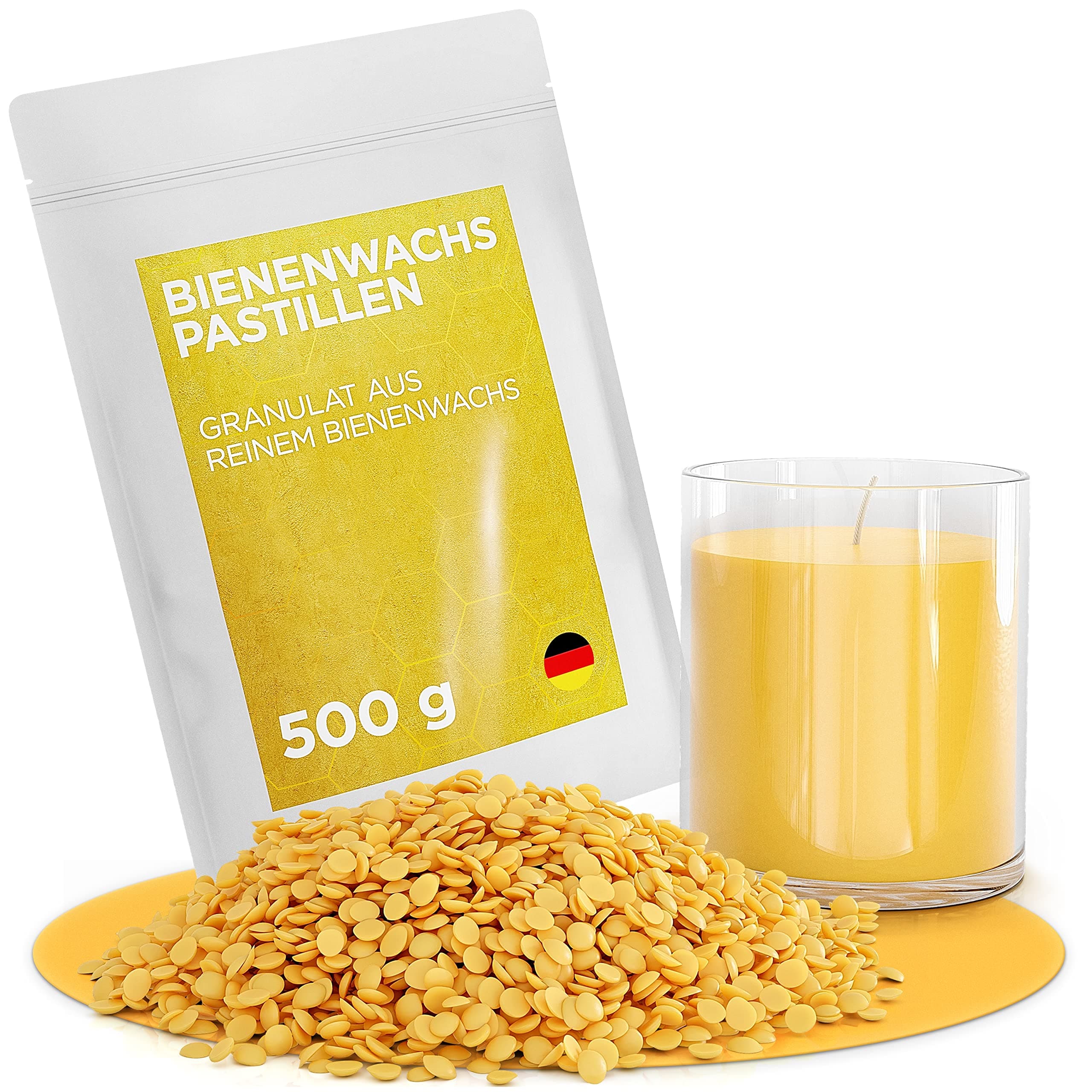 Angebot: molinoRC 500g Bienenwachs Pastillen 🐝🌻 Premium Qualität