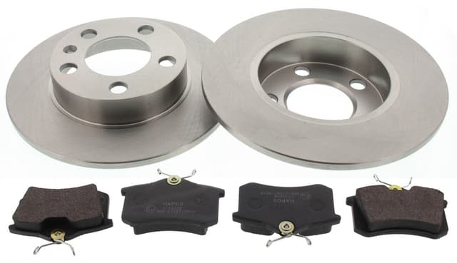 🔥 Super Deal! Mapco 47858 Bremsensatz Bremsscheiben mit Bremsbeläge Hinterachse