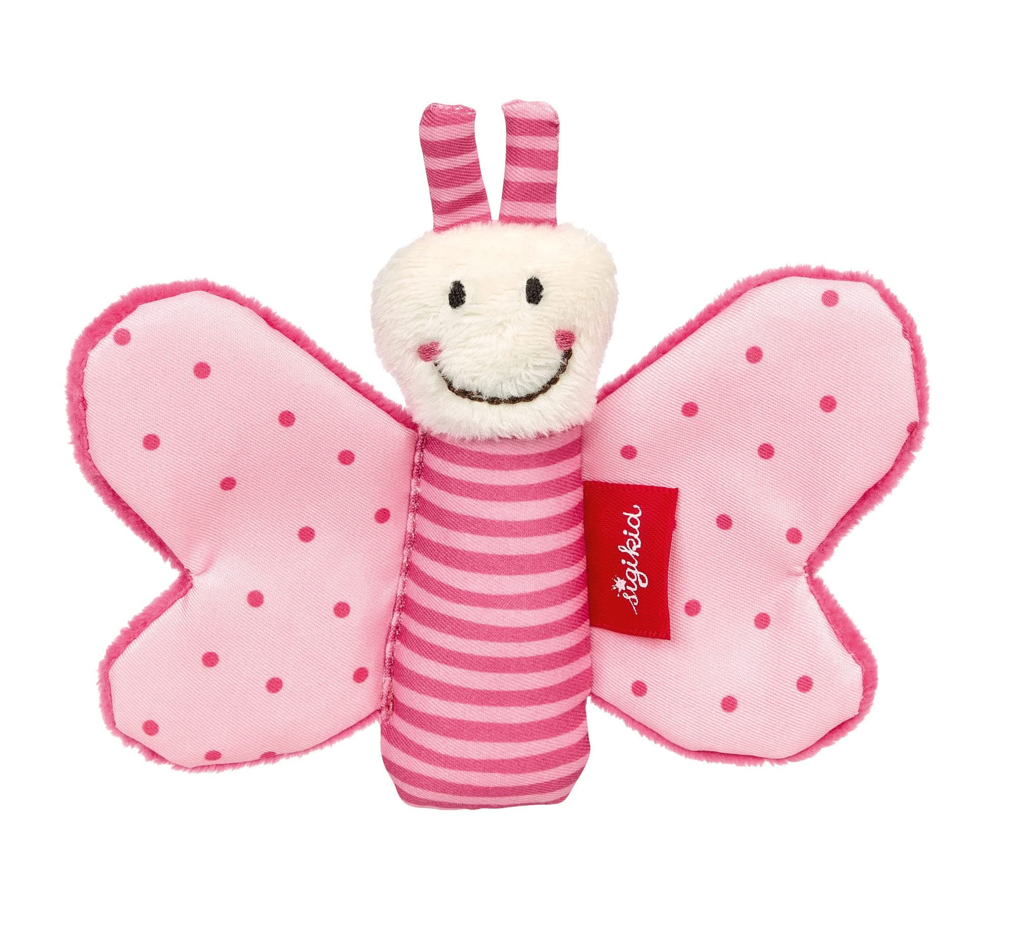 Sigikid Greifling Schmetterling 🦋 RedStars Babyspielzeug mit Knisterfolie